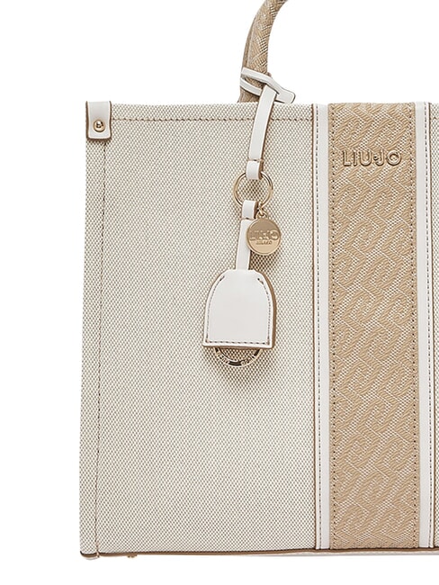 RIDHI Geantă mare cu curea de umăr neutru/crem - Genți femei