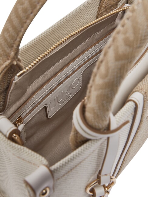 RIDHI Geantă de m&acirc;nă, cu curea de umăr neutru/crem - Genți femei