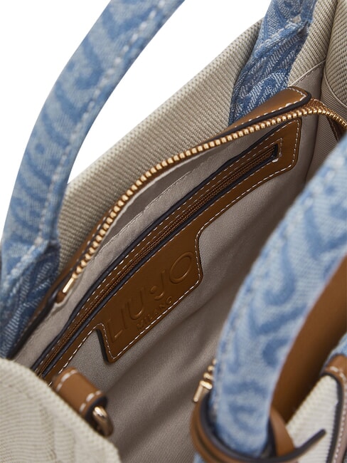 RIDHI Geantă de m&acirc;nă, cu curea de umăr neutru/denim - Genți femei