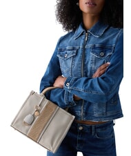 LIUJO RIDHI Geantă de m&acirc;nă, cu curea de umăr neutru/crem - Genți femei - 2