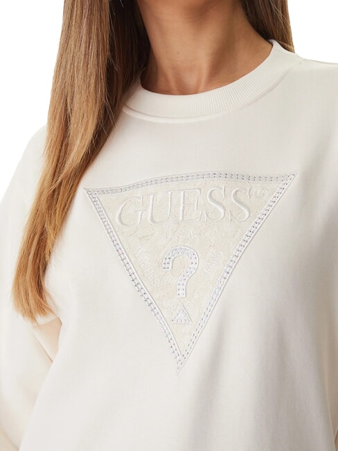 TRIANGLE LACE Hanorac cremwhi - Hanorace pentru femei