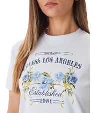 GUESS FLOWERS BOX Tricou de bumbac &icirc;naltul cerului - tricou - 3
