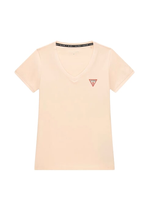 MINI TRIANGLE Tricou cu decolteu &icirc;n V vanilie cosmică - tricou