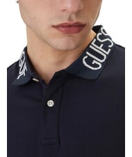 GUESS NOLAN Tricou polo cu m&acirc;necă scurtă smartblue - maiou Polo - 3