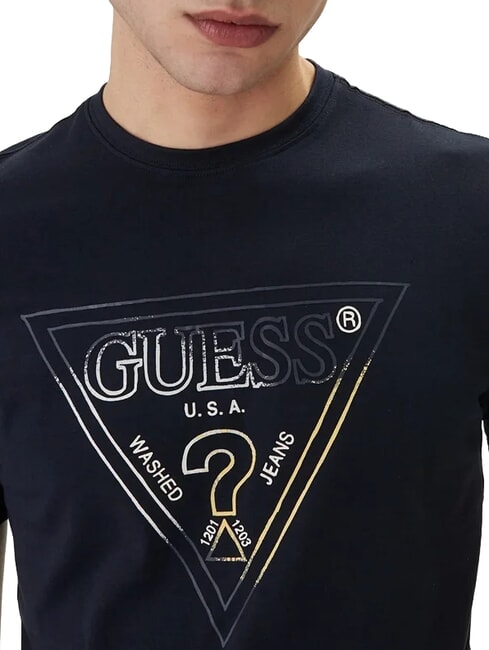 TRIANGLE HD Tricou cu m&acirc;necă scurtă smartblue - tricou