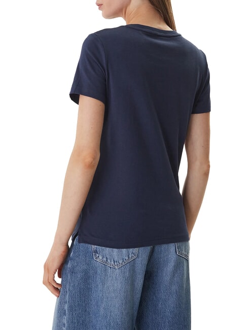 ORIGINAL LOGO Tricou cu logo albastru &icirc;nnegrit - tricou