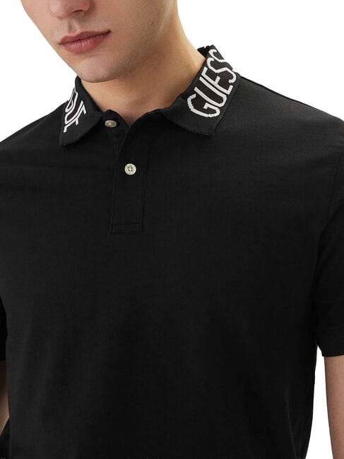 NOLAN Tricou polo cu m&acirc;necă scurtă jetbla - maiou Polo