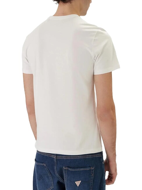 TRIANGLE HD Tricou cu m&acirc;necă scurtă alb purpuriu - tricou