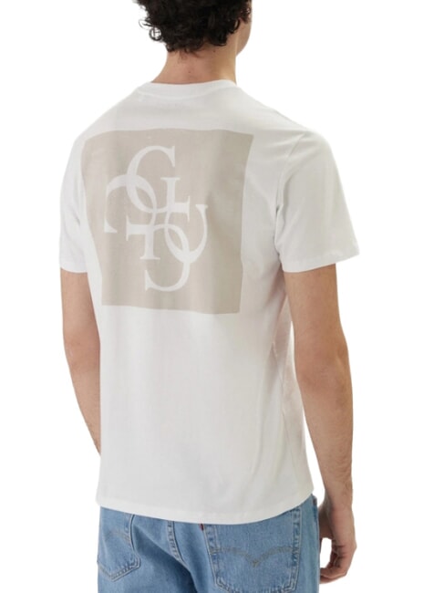 BASIC 4G MIST Tricou de bumbac alb purpuriu - tricou