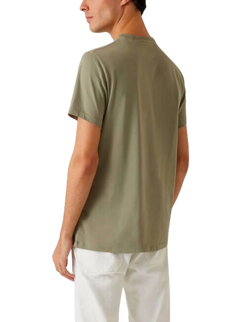 BASIC PIMA Tricou din bumbac stretch verde mușchi - tricou