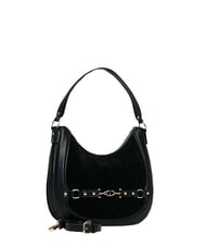 GAUD&Igrave; NEW DIAZ LEATHER Geantă de umăr, piele mixtă BLACK - Genți femei - 3