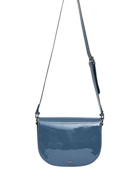 EVELYN LAK Geantă de umăr medie din lăcuit avio - Genți femei