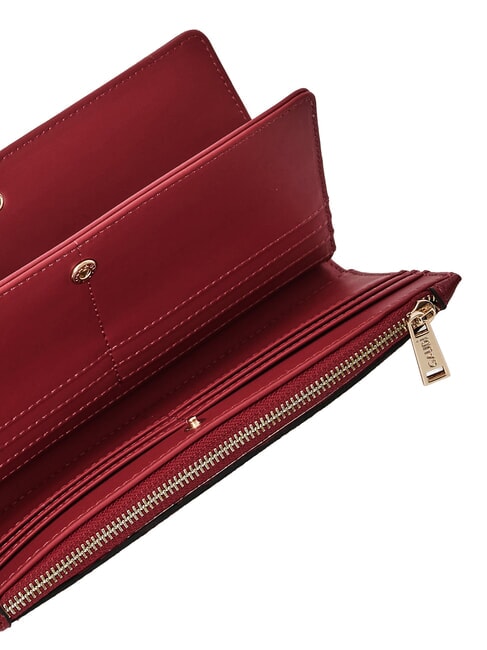 EMMA Portofel mare cu fermoar RED - Portofele femei