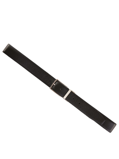 CERVO Curea de piele negru/maro &icirc;nchis - Curele