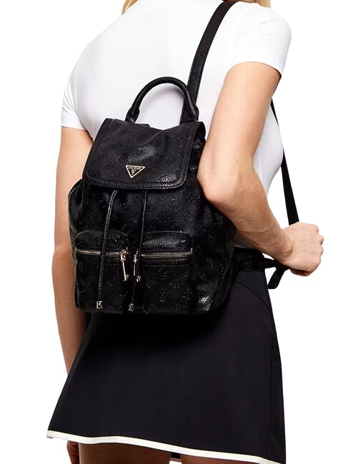 MANHATTAN 2 Rucsac logo negru - Genți femei