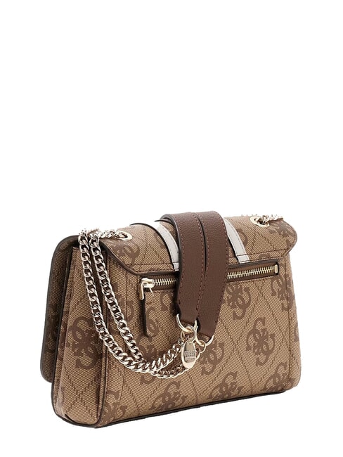 NOELLE 2 Geantă de umăr / geantă crossbody logo latte / maro - Genți femei