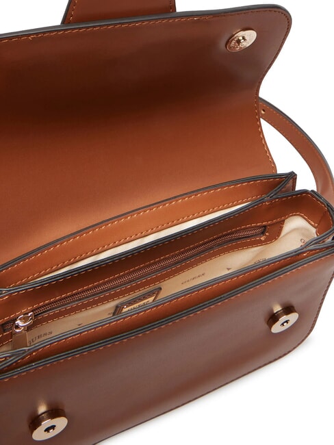 JANIE Geantă de umăr mini COGNAC - Genți femei