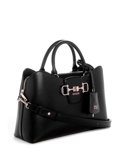 JANIE Geantă de m&acirc;nă, cu curea de umăr BLACK - Genți femei