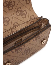 GUESS JANIE LOGO Geantă de umăr mini LOGO LAPTE - Genți femei - 4