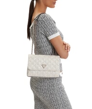 GUESS GIULLY 2 CONVERTIBLE Geantă de umăr / geantă crossbody aproape alb - Genți femei - 4