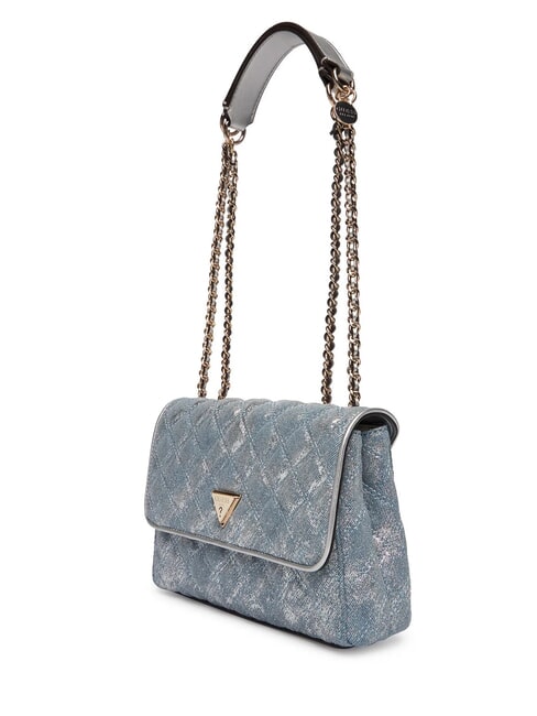 GIULLY 2 DENIM Geantă de umăr / geantă crossbody denim metalic - Genți femei