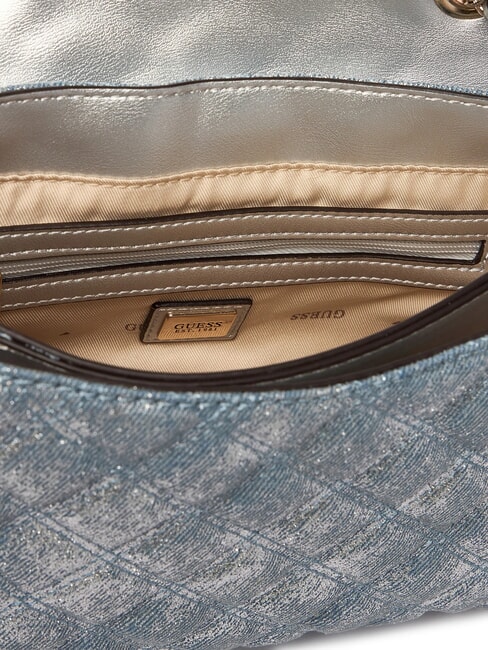 GIULLY 2 DENIM Geantă de umăr / geantă crossbody denim metalic - Genți femei