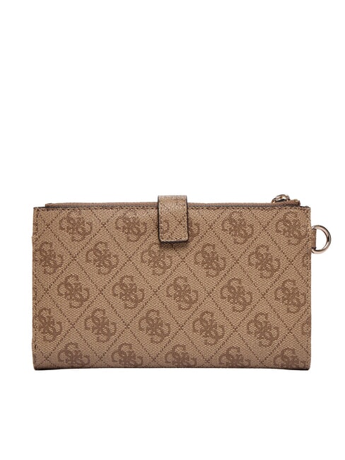 LAUREL 2 Portofel cu logo logo latte / maro - Portofele femei