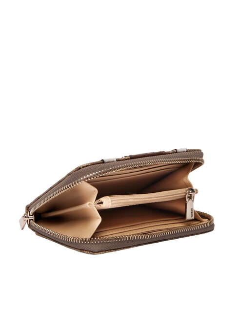 LAUREL 2 Portofel mediu logo latte / maro - Portofele femei