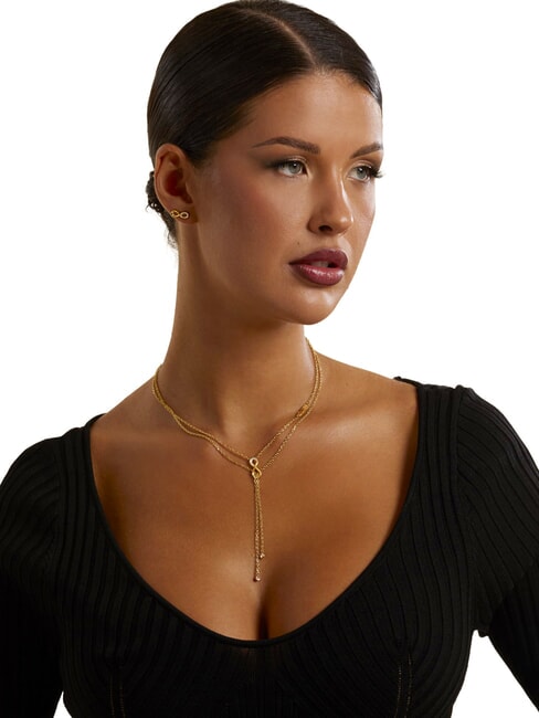 ENDLESS DREAM Colier, pandantiv &icirc;n formă de infinit aur galben - Lănțișoare