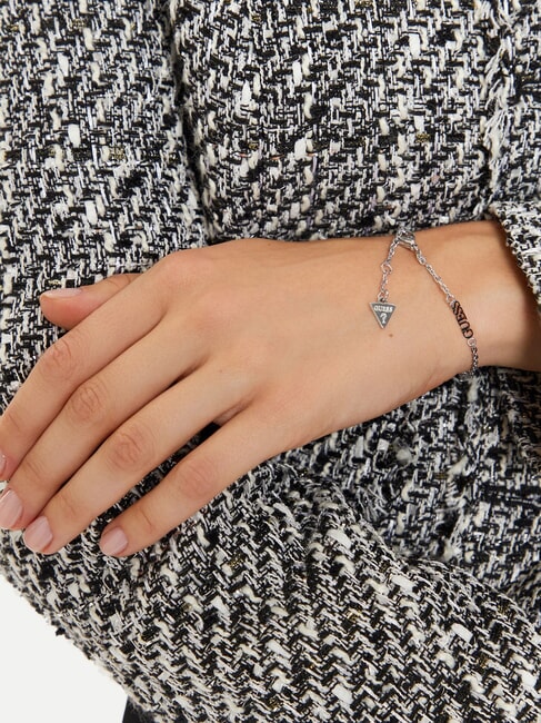 WONDERLIGHTS Brățară din argint, cu pandantiv unic și logo SILVER - Brățări