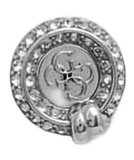 GUESS KNOT YOU Cercei din argint, pandantiv 4G SILVER - Cercei - 4