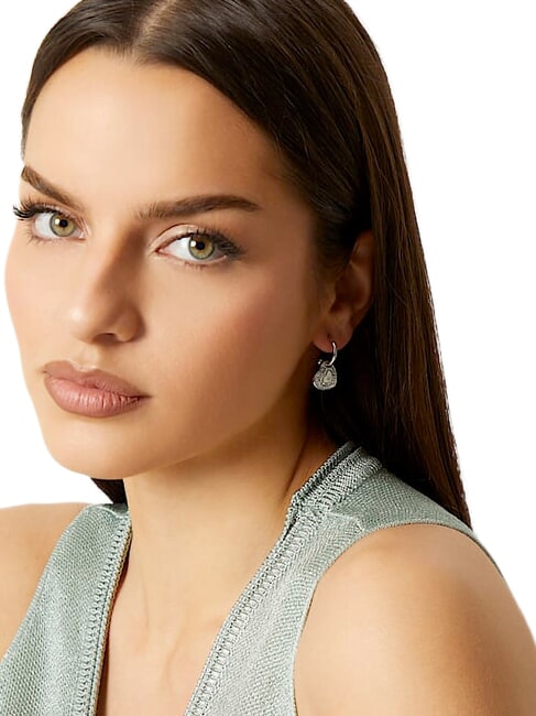 AMAMI Cercei din argint, motiv cu inimă SILVER - Cercei