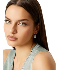 GUESS AMAMI Cercei din argint, motiv cu inimă - Cercei