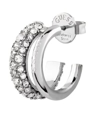 GUESS FABULOUS ME Cercei, model cu două cercuri SILVER - Cercei - 3