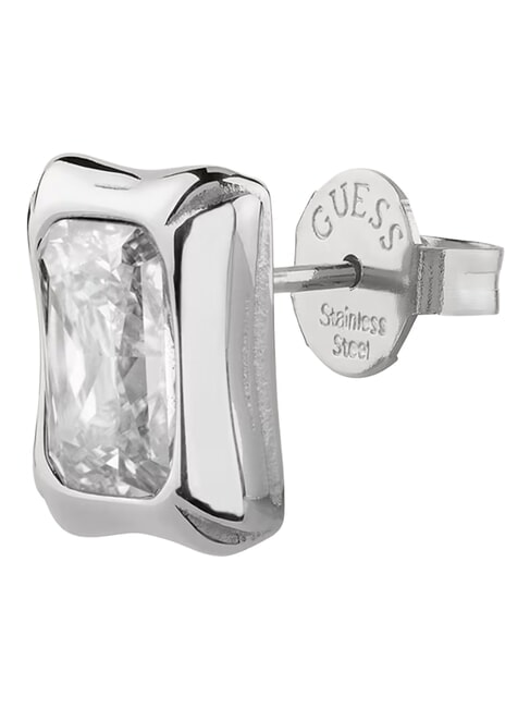 BAMBOO Cercei din argint, model pătrat SILVER - Cercei