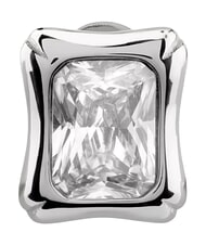 GUESS BAMBOO Cercei din argint, model pătrat SILVER - Cercei - 4