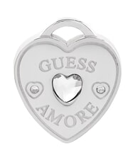 GUESS AMORE Cercei din argint, pandantiv cu inimă SILVER - Cercei - 4