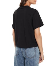 GUESS JEANS BOXY MINI TRIANGLE Tricou de bumbac jetbla - tricou - 2