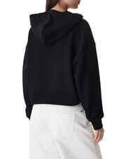 GUESS JEANS DROP BAKER CROP Hanorac cu gluga jetbla - Hanorace pentru femei - 2