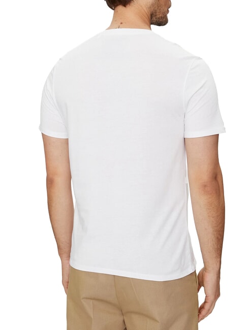 AMERICAN Tricou din bumbac alb purpuriu - tricou