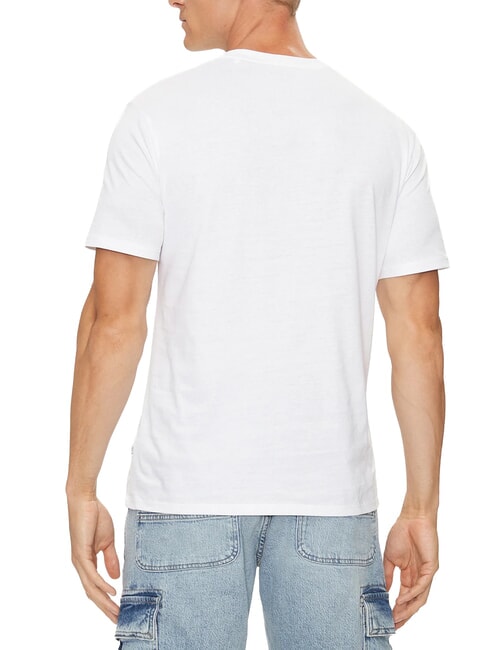 LOGO EMBRO Tricou din bumbac alb purpuriu - tricou