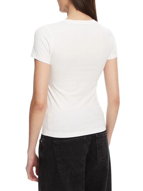 ICONIC Tricou cu m&acirc;necă scurtă alb purpuriu - tricou