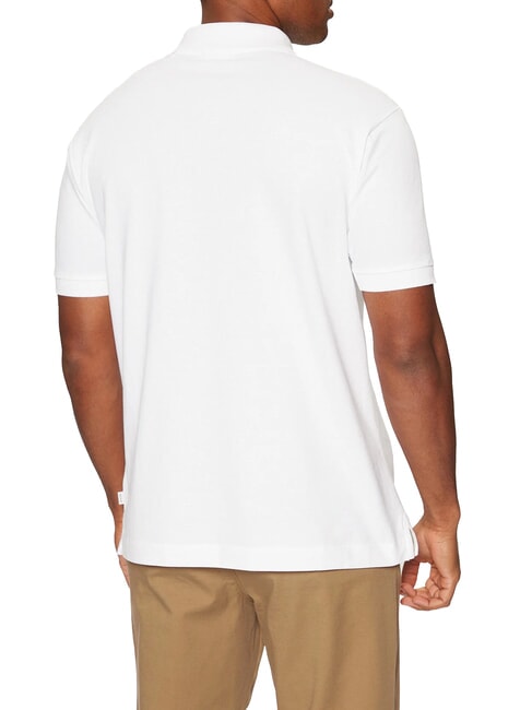 EMBRO LOGO Tricou polo din bumbac alb purpuriu - maiou Polo