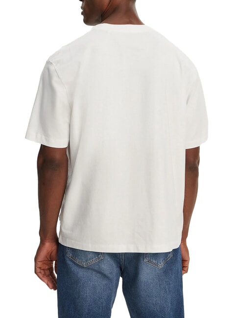 MINI TRIANGLE Tricou de bumbac alb purpuriu - tricou