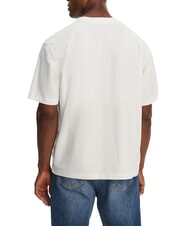 GUESS JEANS MINI TRIANGLE Tricou de bumbac alb purpuriu - tricou - 2