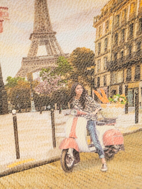 YESBAG SPECIAL Geantă de umăr metalică tip plic, ... clutch voal paris - Genți femei