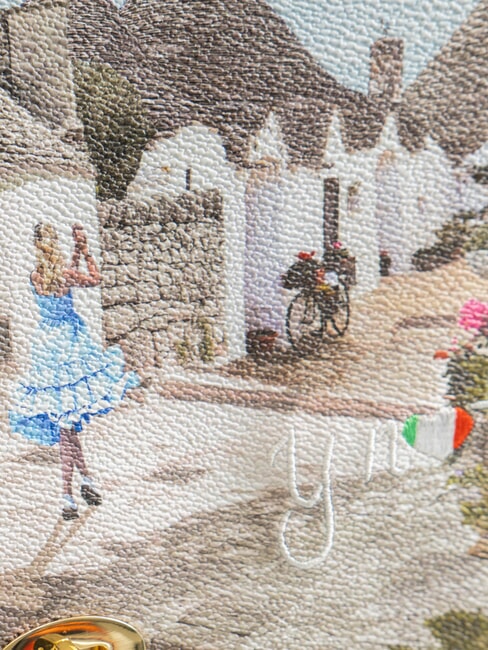 YESBAG Geantă de umăr mare cu clapă Alice &icirc;n Trulli - Genți femei