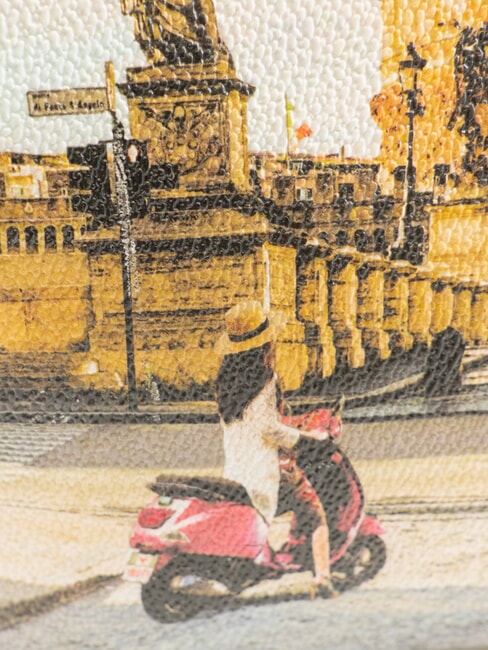 YESBAG Trusă cosmetică mare, evazată SĂRBĂTORIA ROM&Acirc;NĂ - Truse de toaletă