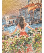 YNOT YESBAG Geantă de umăr cu curea metalică canal &icirc;nflorit - Genți femei - 3