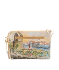 YNOT YESBAG Geantă de umăr cu curea metalică canal &icirc;nflorit - Genți femei - 4